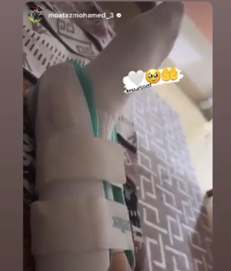 بالجبيرة.. أول ظهور لـ زيزو بعد إصابته أمام الأهلي في نهائي الكأس