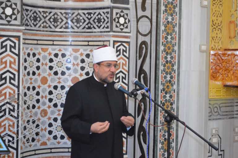 تظاهرة حب وطنية في استقبال وزير الأوقاف ومحافظ الوادي الجديد