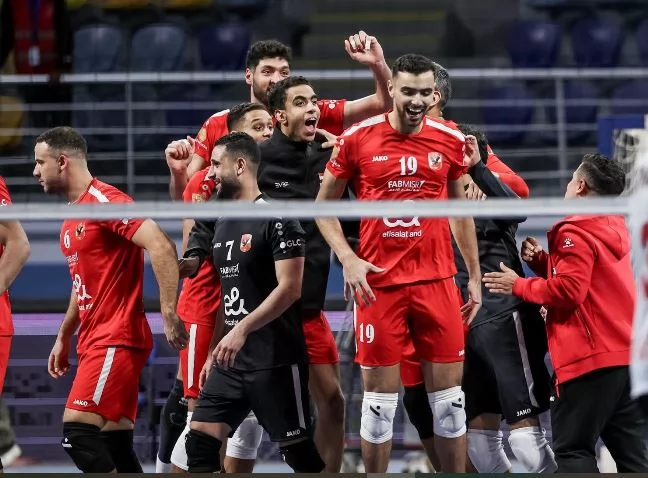 رجال طائرة الأهلي في مواجهة صعبة امام الجزيرة في كأس مصر.. اليوم 