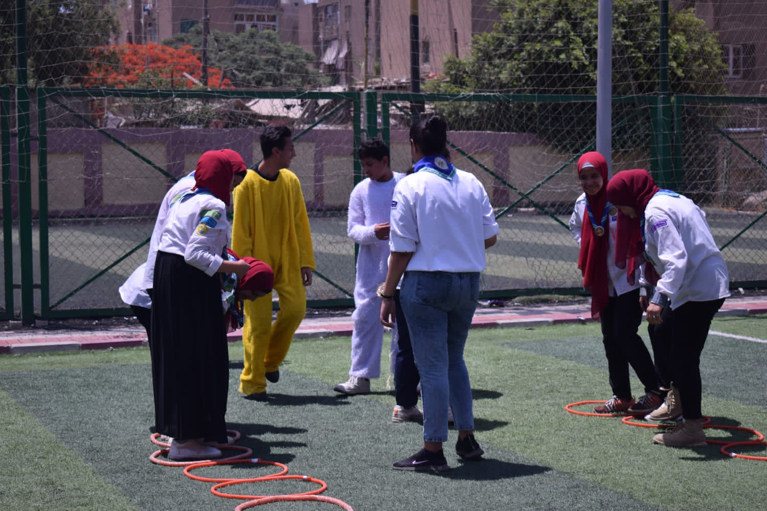 اختتام أنشطة خدمة مجتمعية للجوالة و الجوالات بالقليوبية من مركز شباب مساكن اسكو