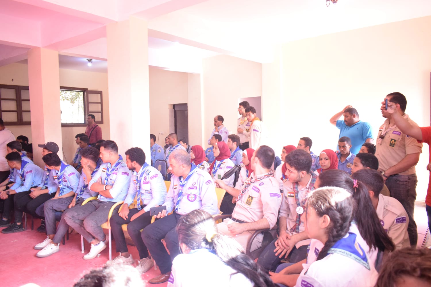 اختتام أنشطة خدمة مجتمعية للجوالة و الجوالات بالقليوبية من مركز شباب مساكن اسكو