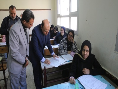 امتحانات الشهادة الإعدادية بكفر الشيخ..ارشيفية