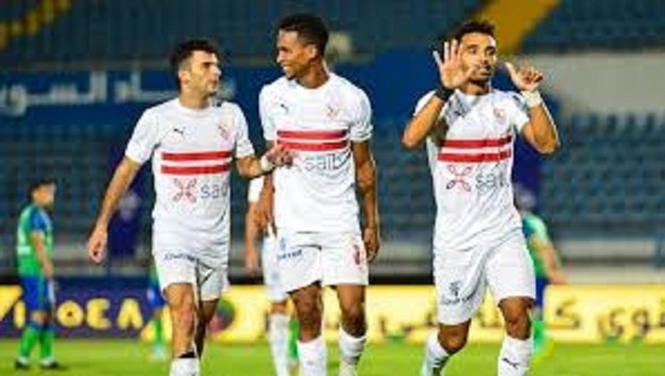 الزمالك على اللقب ناوي.. اكتسح المقاصة بخماسية وانفرد بصدارة الدورى فى غياب فيريرا
