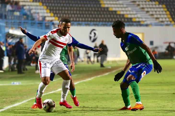 الزمالك على اللقب ناوي.. اكتسح المقاصة بخماسية وانفرد بصدارة الدورى فى غياب فيريرا