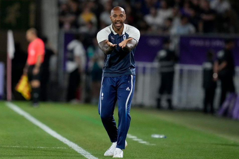 تييري هنري المديرالفني لمنتخب فرنسا الأولمبي