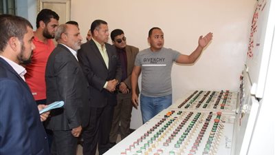 محافظ بني سويف يتابع اصلاح منظومة الصرف الصناعي ببياض