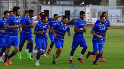 الزمالك يستعد للانتاج الحربى بتدريبات استشفائية