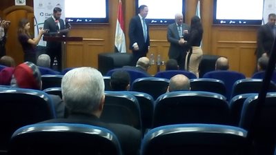 شوقى يشهد إفتتاح معرض القاهرة الدولي الخامس للابتكار