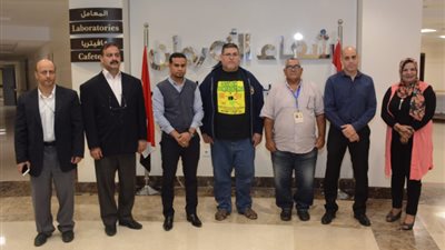 قيادات الإتحاد الدولى لرفع الأثقال للمكفوفين تزور مستشفى شفاء الأورمان بالأقصر