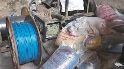ضبط مصنع كابلات كهربائية مغشوشة