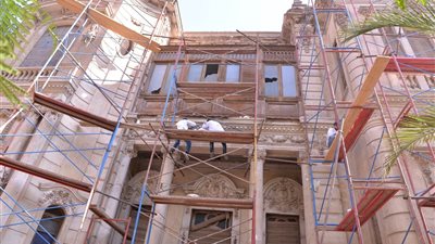 تطوير أعمال قصر ألكسان الأثري بأسيوط
