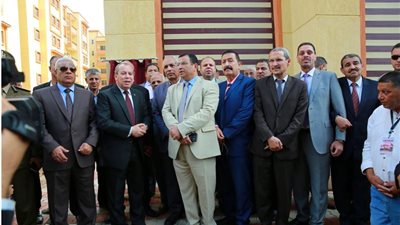 محافظ كفرالشيخ يفتتح مشروع إسكان الجونة ببرج البرلس