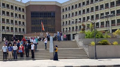 مصطفى محمود امينا لاتحاد الطلاب بكلية الحقوق بجامعة أسيوط