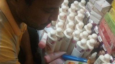 ضبط مستحضرات تجميل منتهية الصلاحية بالأسماعيلية