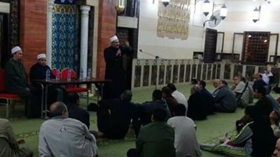 أوقاف العبور احتفلت بالمولد النبوي الشريف بمسجد الشباب