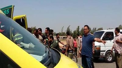 توقف حركة المرور بطريق اسكندرية الزراعى