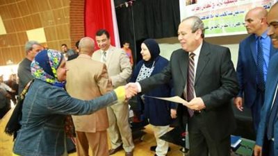 تكريم مدربى لجان المساءلة المجتمعية لبرنامج تكافل وكرامة بكفر الشيخ