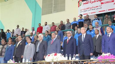 افتتاح الدورة العربية الرابعة عشر لخماسيات كرة القدم بجامعة جنوب الوادى