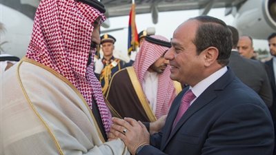 برقية شكر للرئيس السيسى من ولى العهد السعودى