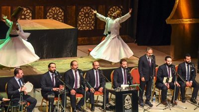 ابتهالات دينية بأوبرا الاسكندرية للأخوة ابوشعر فى حفل كامل العدد