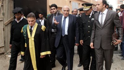 رئيس استئناف القاهرة يتفقد الأعمال النهائية لقاعات الجنايات الجديدة بطرة(صور)