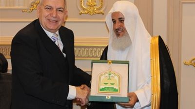 المستشار أبو العلا يبحث التعاون القضائي مع الوفد القضائي السعودي