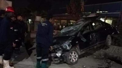 مصرع 3 فى حادث تصادم سيارات بطنطا