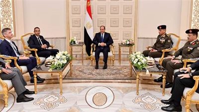الرئيس السيسى يستقبل وزير الدفاع القبرصية والوفد المرافق له