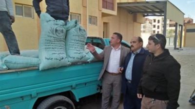 ضبط كمية من الدقيق المدعم قبل بيعها بالسوق السوداء بالسادات