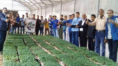 انتاج 53 الف شتلة وتدريب 200 طالب 