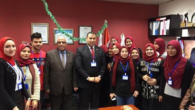 مياه القاهرة تستقبل طلاب اعلام المنوفية