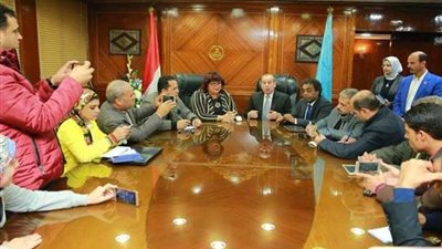 وزيرة الثقافة ومحافظ كفرالشيخ يبحثان ملفات تطوير قصور الثقافة