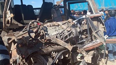 ننشر أسماء مصابي حادث تصادم أتوبيس ركاب وتريلا بالبحيرة