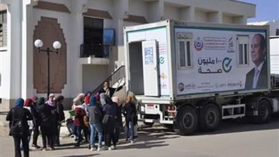 إقبال شديد على مبادرة 100مليون صحة في جامعة قناة السويس