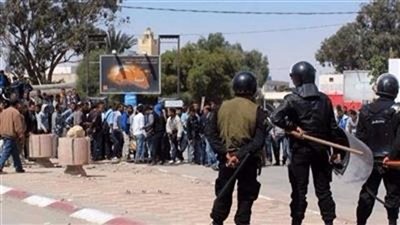 احتجاجات بمدينة بنقردان التونسية