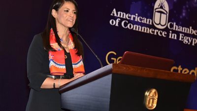 المشاط أمام الغرفة الأمريكية السياحة تساهم في 20 من الناتج القومي
