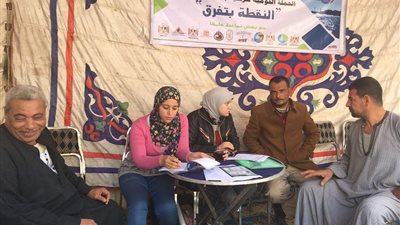 بالصور.. مياه أسيوط تنظم قافلة مائية 3 أيام بمركز ساحل سليم