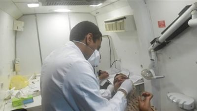 الكشف المجانى على مايقرب من 30 الف مريض بأسوان