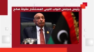 اليوم.. رئيس مجلس النواب الليبي في 