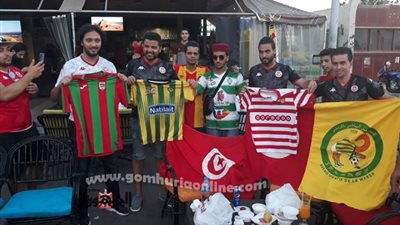 أمم أفريقيا 2019 .. تشجيع جماهير تونس يشعل شوارع الإسماعيلية ..صور