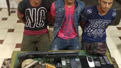 ضبط عصابة من 3 عاطلين تخصصوا في سرقة متعلقات المواطنين بالقليوبية