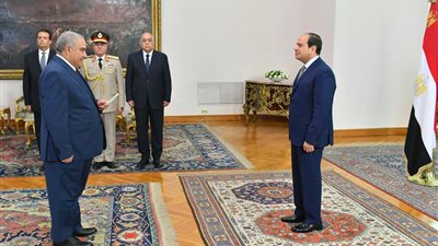 السيسي يشهد حلف اليمين لرئيس المحكمة الدستورية العليا
