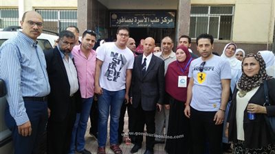 وكيل وزارة صحة الشرقية يتفقد وحدة الحضانات الجديدة بصافور