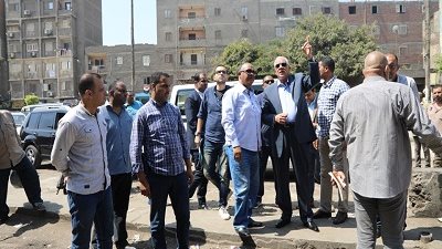 محافظ الجيزة يجازى المقصرين فى أعمال النظافة