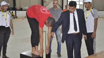 ٤٤٠طالب يمتحنون قدرات التربية الرياضية بجامعة القناة
