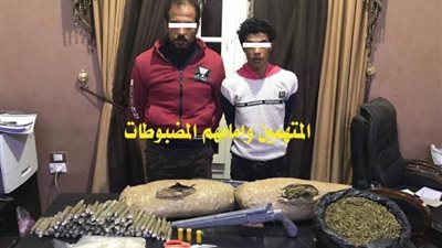 سقوط فليكس وشريكة بكمية من البانجو بالدقهلية