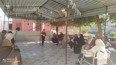 شباب العبور فى زياره لدار مسنين بنى سويف