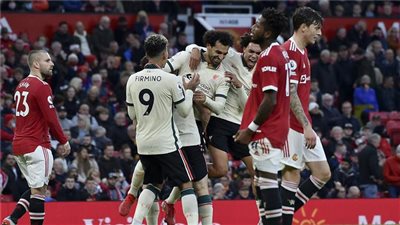مباشر يوتيوب اليوم.. شاهد (0 - 0) مباراة ليفربول ضد مانشستر يونايتد في الدوري الإنجليزي