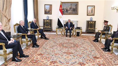 السيسى يؤكد استمرار مصر في تقديم المساعدات الإغاثية للشعب الفلسطيني