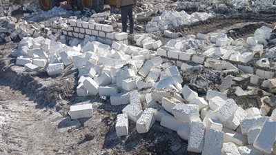 أزاله ٩ حالات تعدي بمدينة مطاي بالمنيا